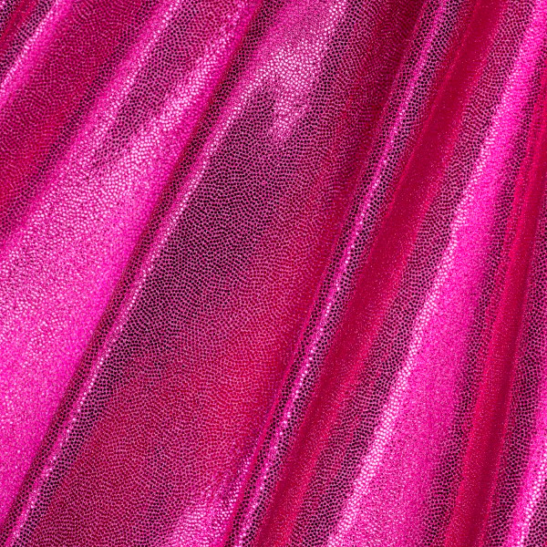 Vizes hatású fényesen csillogó (apró pöttyös) anyag - FUXIA FLUO.